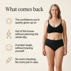 5 Bladder Leak Briefs - High Waist